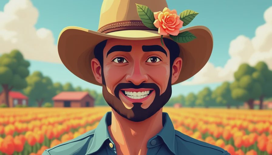 Illustration for stardew valley flower dance