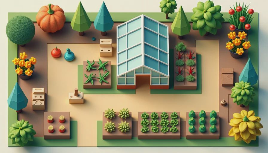 Illustration for stardew valley greenhouse